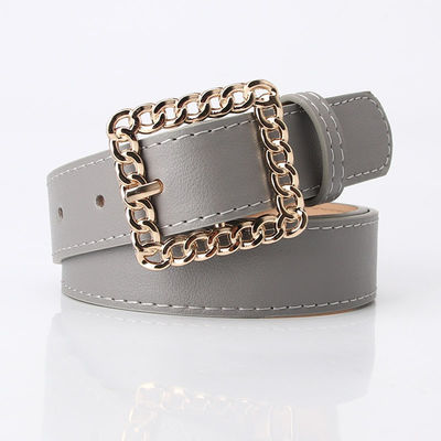 Decoractive Black Pu Leather Belts 2.8cm O Ring Belt Buckle