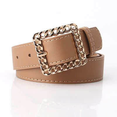 Decoractive Black Pu Leather Belts 2.8cm O Ring Belt Buckle