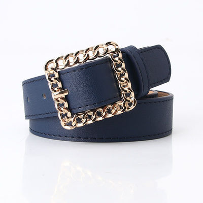 Decoractive Black Pu Leather Belts 2.8cm O Ring Belt Buckle