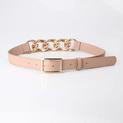 Waistband Adjustable Pu Leather Belts Chain 100cm Famale Ladies