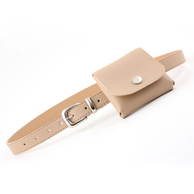 Small Pouch Pu Leather Belts Bag Waist Purse Removable