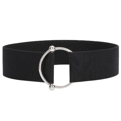 O Metal Black Dress Belt Womens