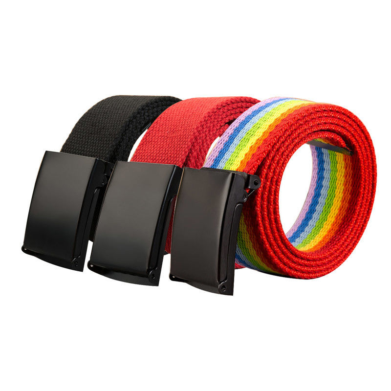 Unisex Military Nylon Canvas Belt 130cm Military Web Belt