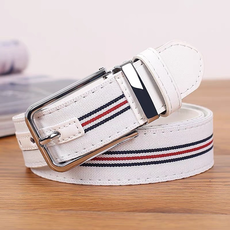 3.5cm Needle buckle belt men and women Fabric belt
